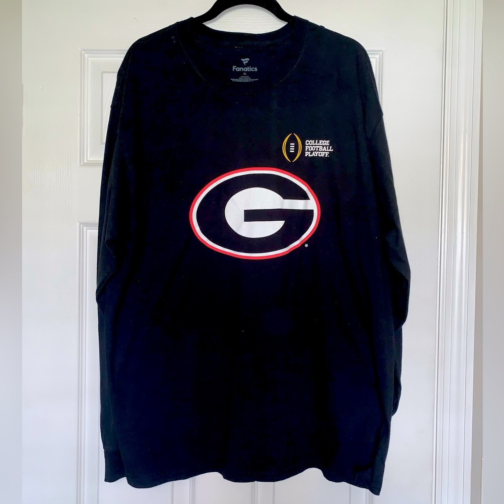 Mens UGA long sleeve t shirt